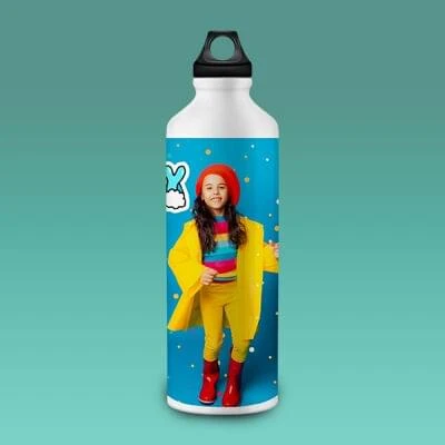 Personalized Photo Water Bottle – 750ML Custom Printed Bottle